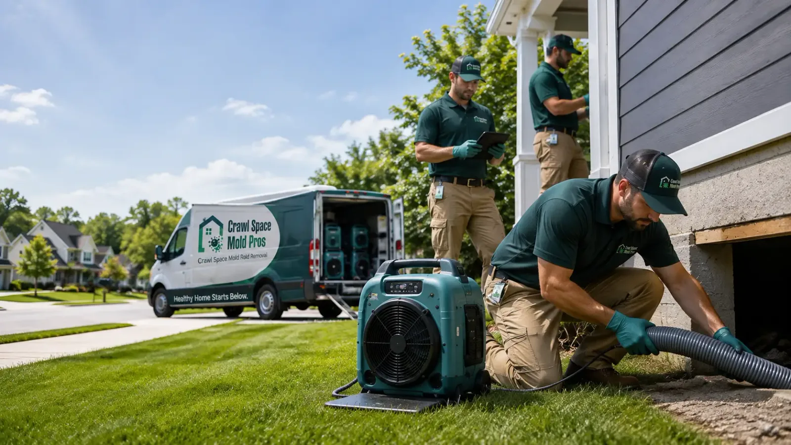 Crawl Space Mold Removal in Quincy, MO